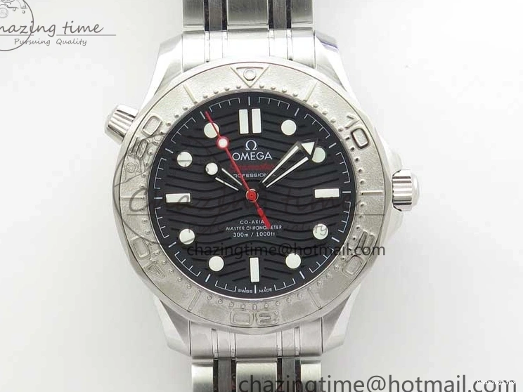 0108 Snug Seamaster Diver 300M Nekton VSF 1:1 Best Edition Black Dial on SS Bracelet A 7888